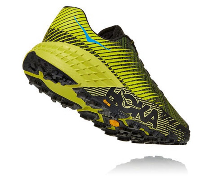 Hoka One One Trailsko Dame - Evo Speedgoat - Sort/Grøn - 218350MDH